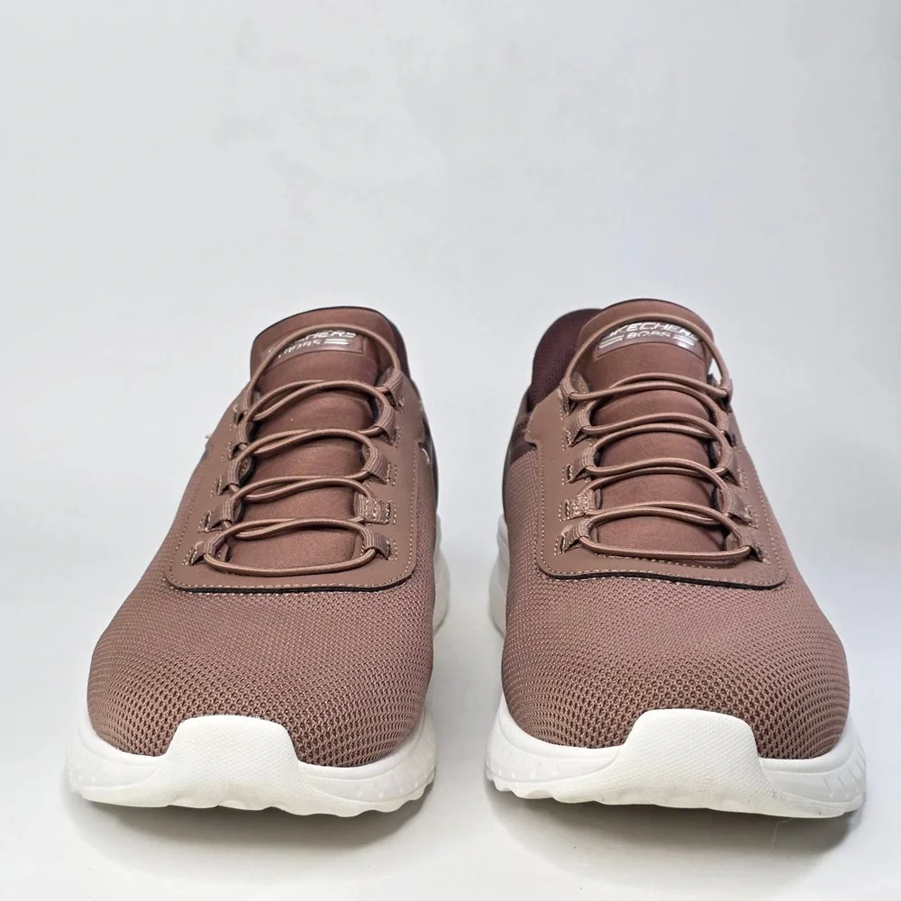 Skechers BOBS Sport Squad Chaos Sneakers Men's 11 Chocolate Brown Slip-Ins Shoes